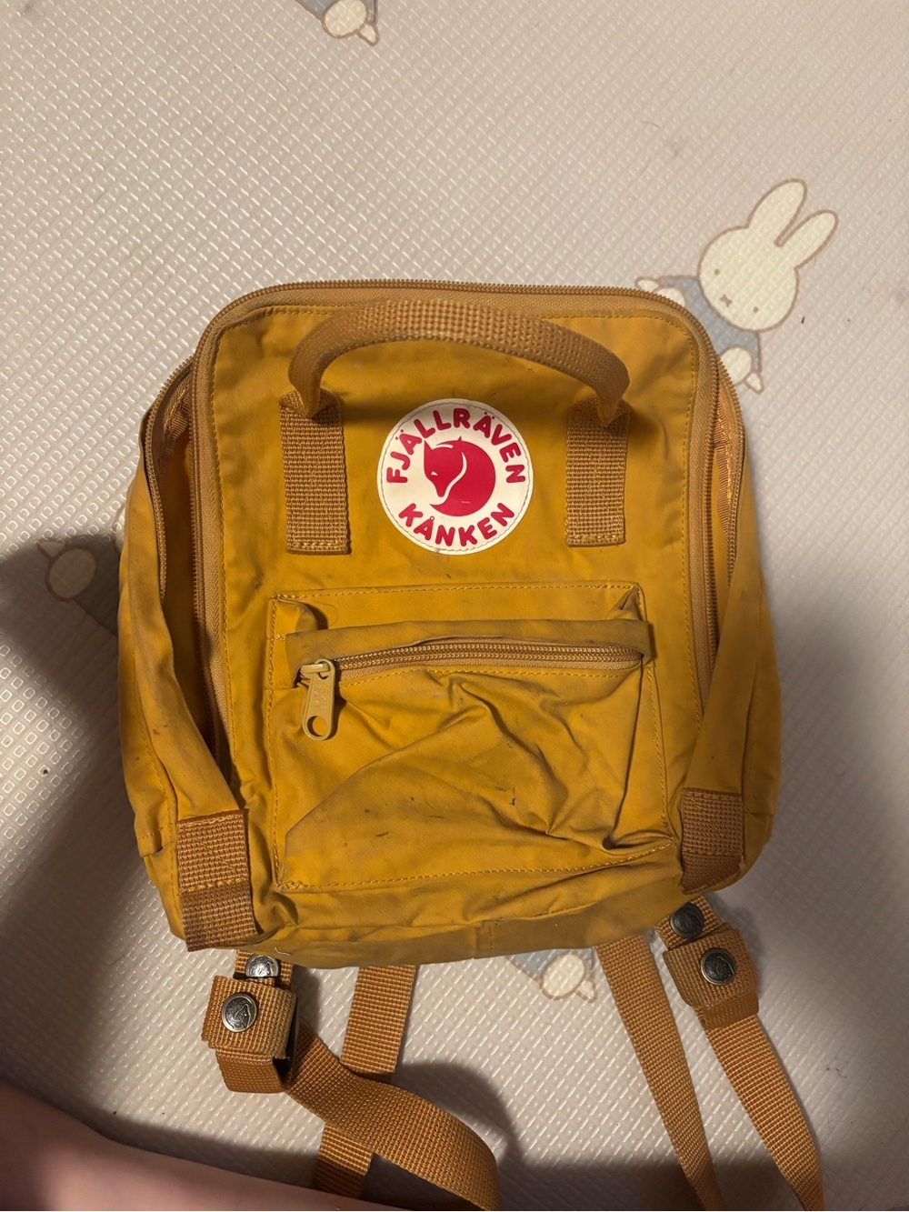Fjallraven Kanken Small Backpack in Mustard